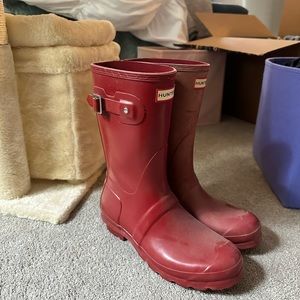 Red Hunter Rainboots